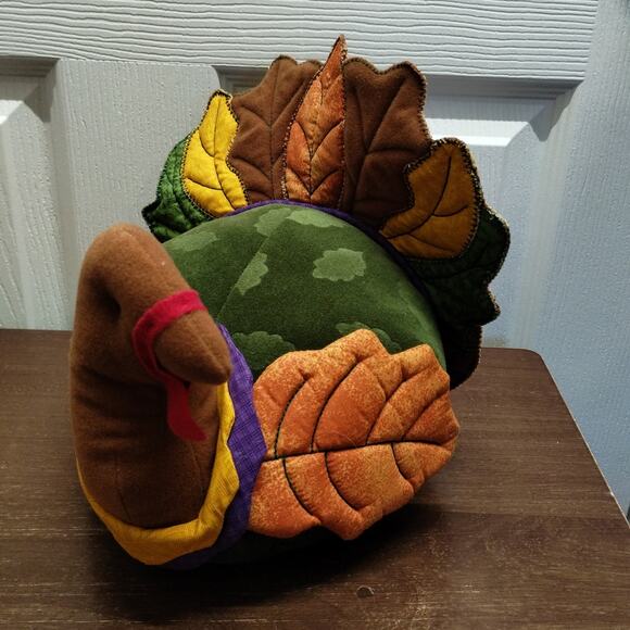 Hallmark Turkey Plush Centerpiece Stuffed Animal Thanksgiving Table Decor - Picture 1 of 7